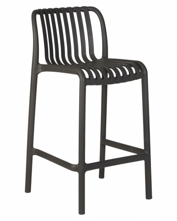 Полубарный стул DOBRIN CHLOE LMZL-PP777-1, темно-серый
