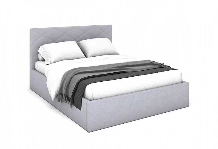 Кровать мягкая Аликанте, 1400*2000 мм, цвет серый