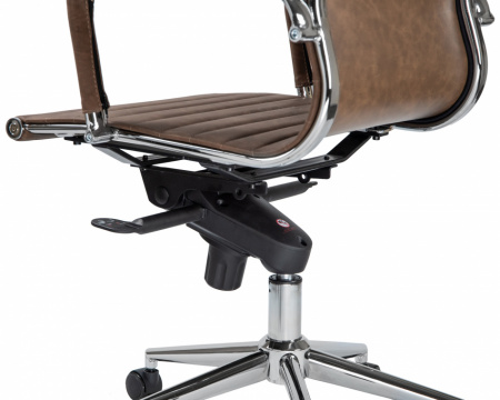 Офисное кресло для руководителей DOBRIN CLARK LMR-101F коричневый