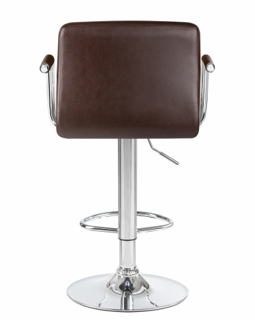 Барный стул на газлифте BN 1013 коричневый экокожа