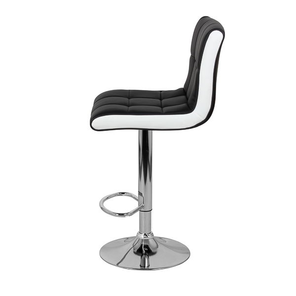 Барный стул ОЛИМП WX-2318B черный с белым