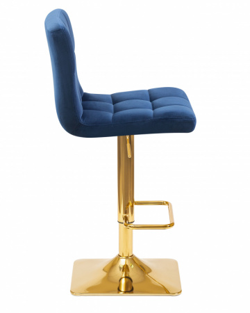 Барный стул GOLDIE LM-5016 велюр синий DOBRIN