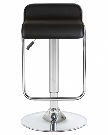 Барный стул на газлифте DOBRIN Crack LM-3021, цвет сиденья черный, цвет основания хром