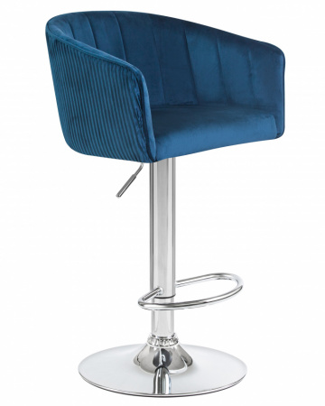 Барный стул DARCY LM-5025 синий велюр DOBRIN