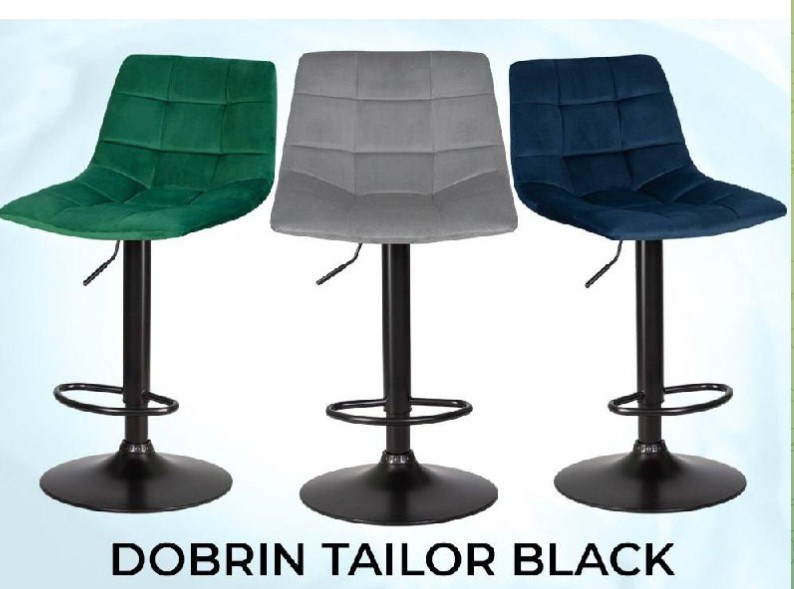 НОВИНКА !!! Барный стул на газлифте DOBRIN TAILOR BLACK LM-5017_BlackBase
