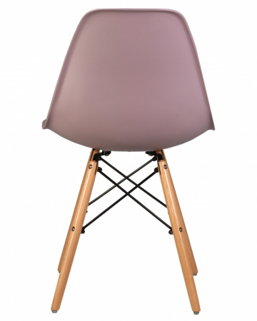 Обеденный стул DOBRIN DSW, ножки светлый бук, цвет сиреневый (P-04) пластик 