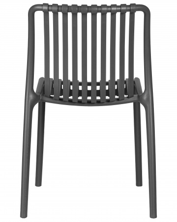 Обеденный стул DOBRIN WALTER LMZL-PP776 темно-серый пластик 