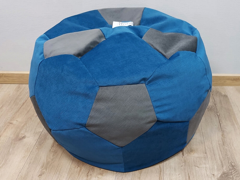 Кресло-мешок Мяч M кат. 2 vital denim-vital grafit