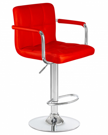 Барный стул KRUGER ARM LM-5011 красный DOBRIN