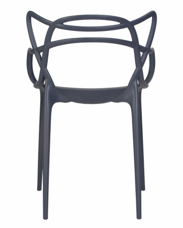 Обеденный стул DOBRIN MASTERS, серо-синий (NX-GR-16) пластик 
