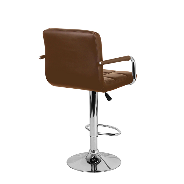Барный стул КРЮГЕР АРМ WX-2318C коричневый