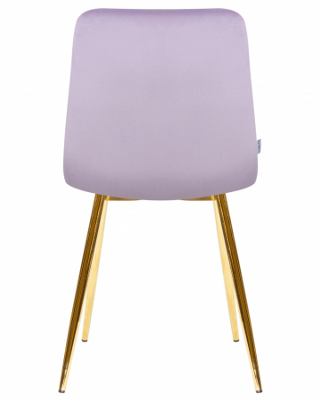 Обеденный стул DOBRIN ALEX, золотые ножки, фиолетовый велюр (V108-49)