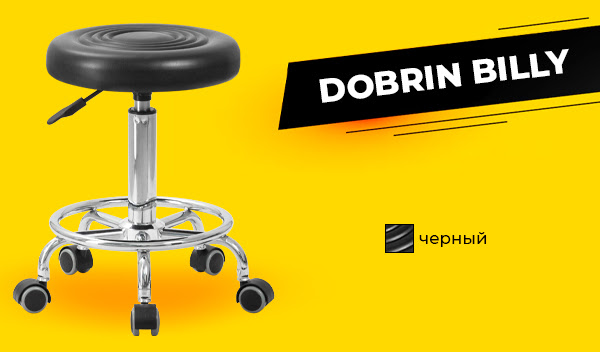 Новое поступление! Стул для мастера бровиста и визажиста DOBRIN BILLY