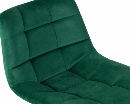 Барный стул на газлифте DOBRIN TAILOR LM-5017 зеленый велюр, цвет основания хром