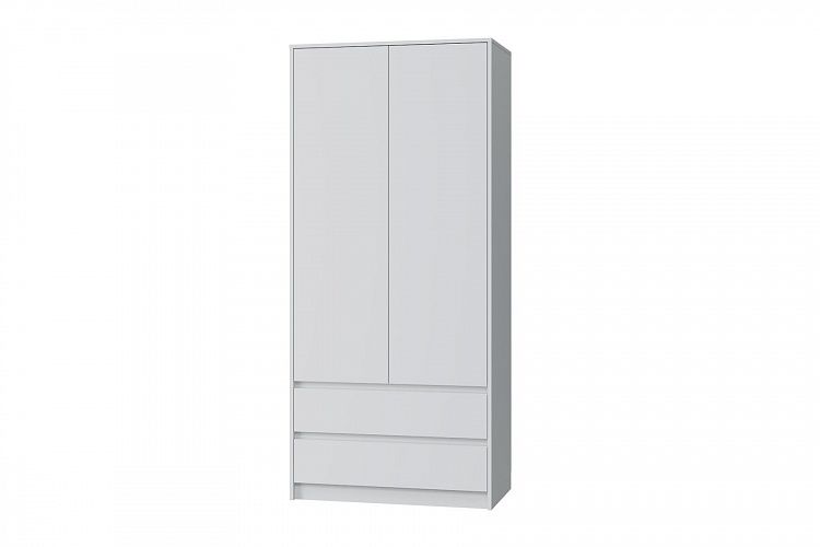 Шкаф Твист со штангой для одежды, 902 мм, цвет белый