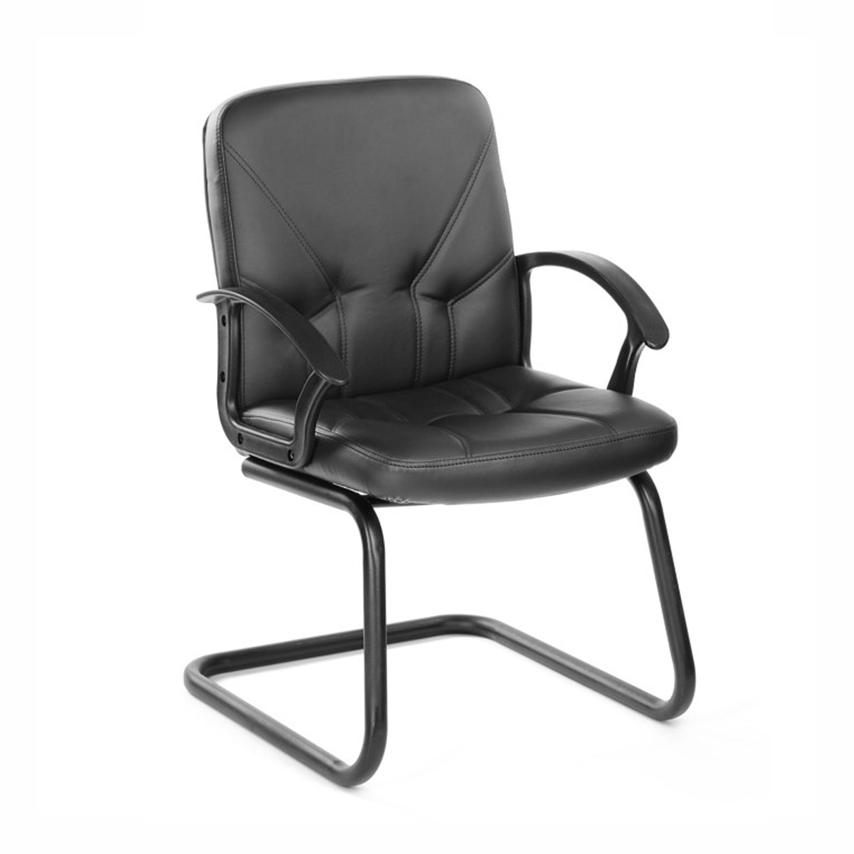Кресло офисное ЧИП Ультра 365, к/з черный