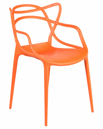 Обеденный стул DOBRIN MASTERS, оранжевый (O-02) пластик 