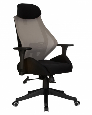 Офисное кресло для персонала DOBRIN TEODOR LMR-122M, чёрный, основание пластик
