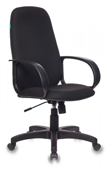 Офисное кресло руководителя CH-808AXSN черный ткань 3C1
