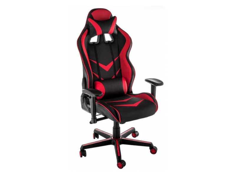 Компьютерное кресло Racer чёрное - красное
