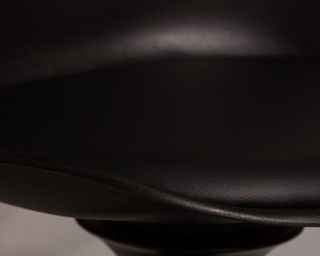 Обеденный стул DOBRIN TULIP, черное основание, цвет черный (B-03)