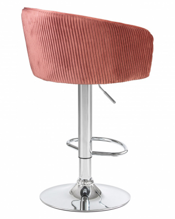 Барный стул DARCY LM-5025 бронзово-розовый велюр DOBRIN