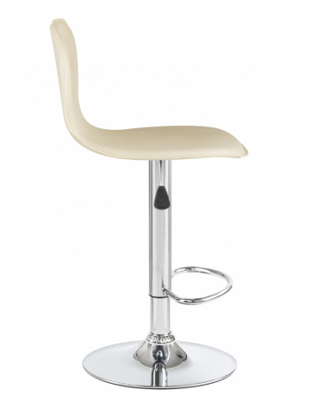 Барный стул  ELISA LM-2640 DOBRIN цвет сиденья кремовый, цвет основания хром 