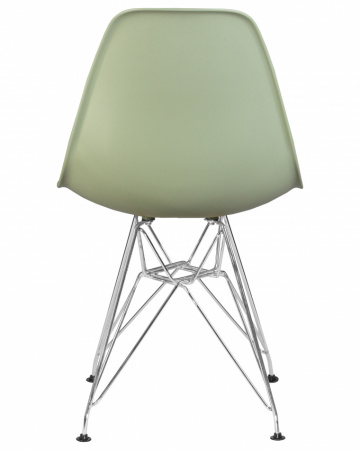 Обеденный стул DOBRIN DSR, ножки хром, цвет мятный пластик (NX-G-09)  