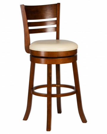 Полубарный стул DOBRIN WILLIAM COUNTER LMU-4393, цвет шоколад, кремовый