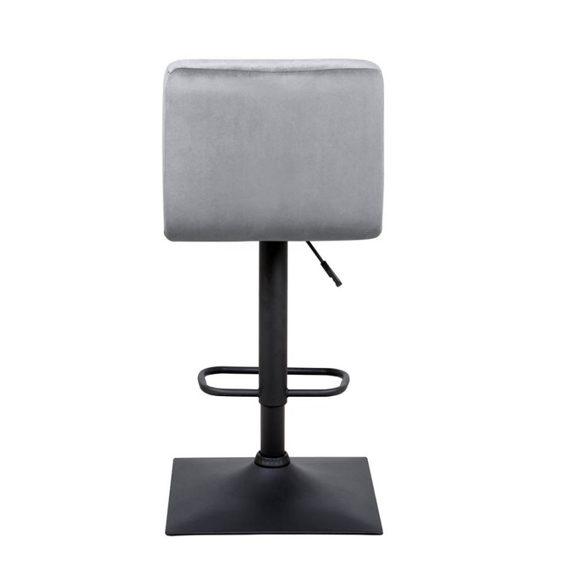 Барный стул КУРТ WX-2320 велюр серый