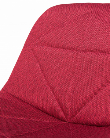 Барный стул на газлифте DOBRIN DINA LM- 2035, цвет сиденья бордовый, цвет основания хром