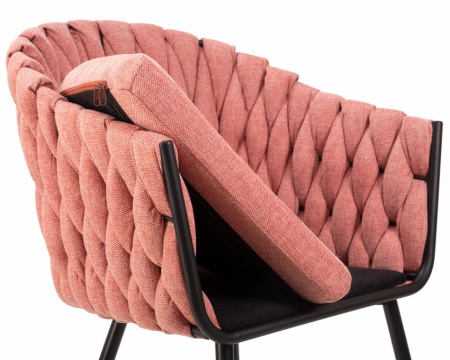 Обеденный стул DOBRIN MATILDA 9691-LM, розовая ткань (LAR 275-10)