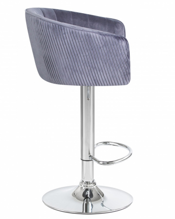 Барный стул DARCY LM-5025 серый велюр DOBRIN