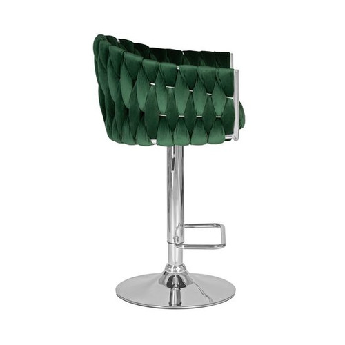 Барный стул на газлифте DOBRIN MARCEL LM-9692 зеленый велюр (MJ9-88)