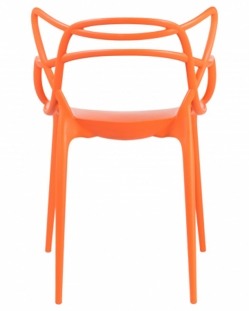 Обеденный стул DOBRIN MASTERS, оранжевый (O-02) пластик 