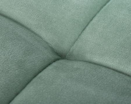 Барный табурет на газлифте DOBRIN BRUNO, цвет сиденья пудрово-мятный велюр (MJ9-87), цвет основания хром