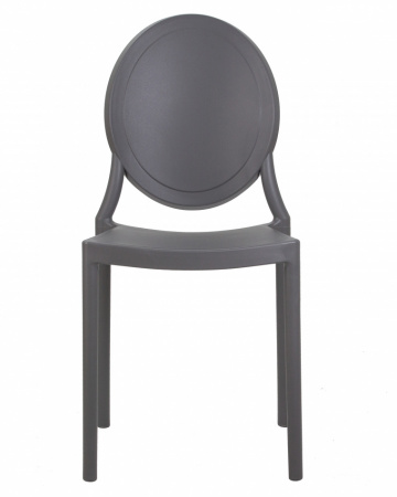 Обеденный стул DOBRIN ALBERT 712PP-LMZL серый пластик 