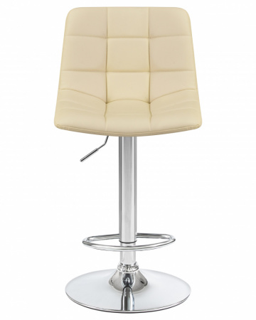 Барный стул на газлифте DOBRIN TAILOR LM-5017 кремовый, цвет основания хром