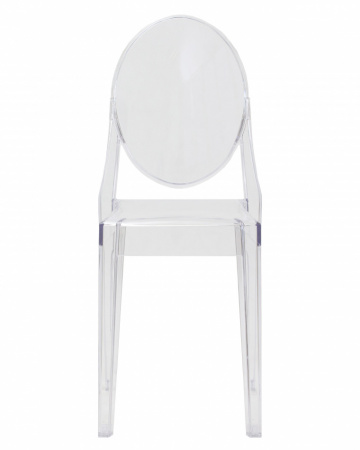 Обеденный стул DOBRIN VICTORIA GHOST пластик прозрачный