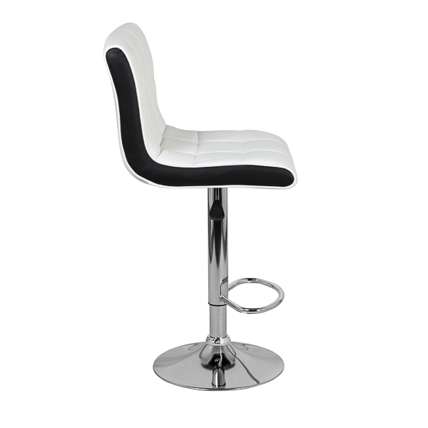 Барный стул ОЛИМП WX-2318B белый с черным