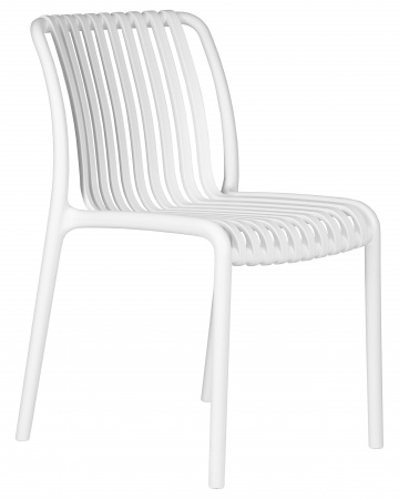 Обеденный стул DOBRIN WALTER LMZL-PP776 белый пластик 