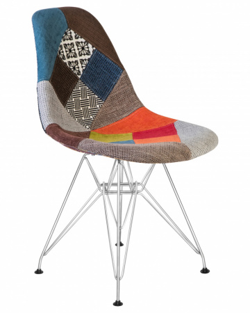 Обеденный стул DOBRIN DSR, ножки хром, цвет мозаика