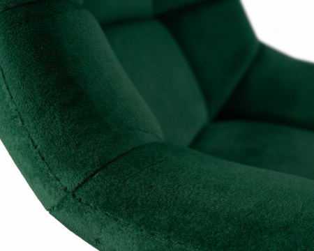 Барный стул на газлифте DOBRIN TAILOR LM-5017 зеленый велюр, цвет основания хром