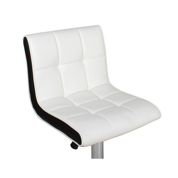 Барный стул ОЛИМП WX-2318B белый с черным