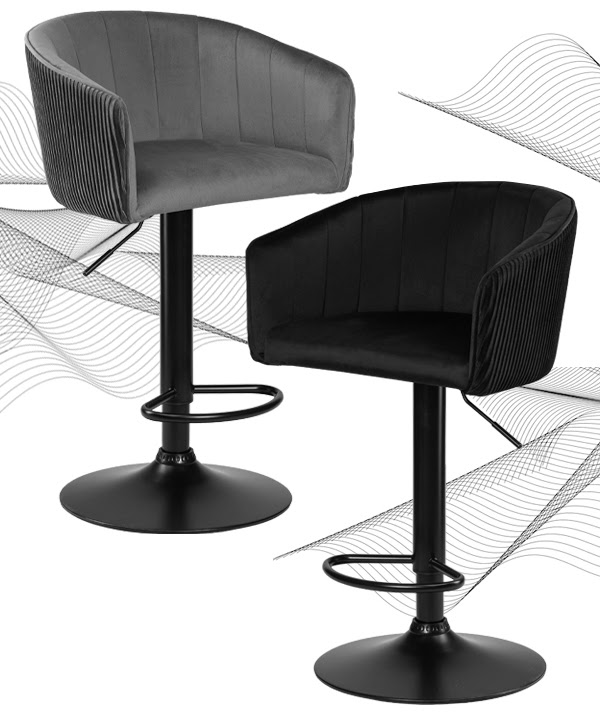 НОВИНКА !!! Барный стул на газлифте DOBRIN  BLACK LM-5025_BlackBase
