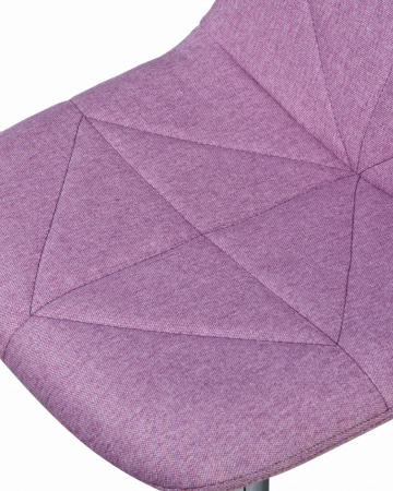 Стул барный DOBRIN DINA LM-2035, цвет сиденья фиолетовый, цвет основания хром