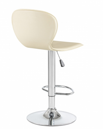 Барный стул  ELISA LM-2640 DOBRIN цвет сиденья кремовый, цвет основания хром 