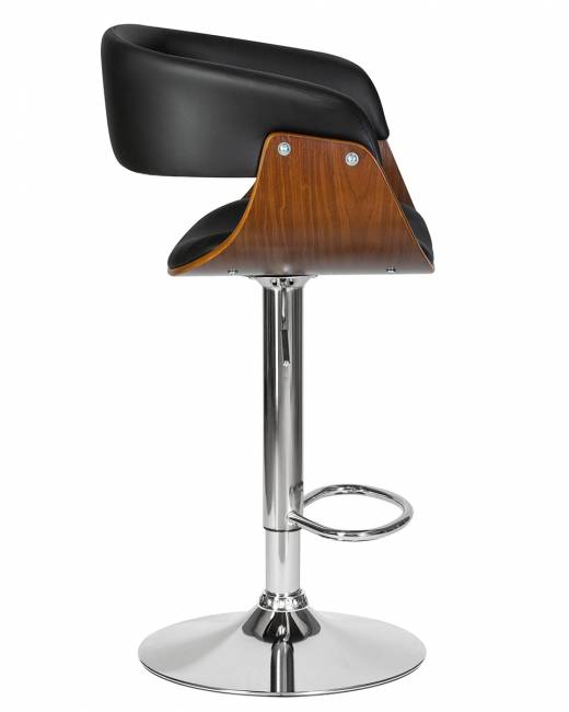 Барный стул на газлифте DOBRIN OSTIN LMZ-6094 черный PU ABA 001