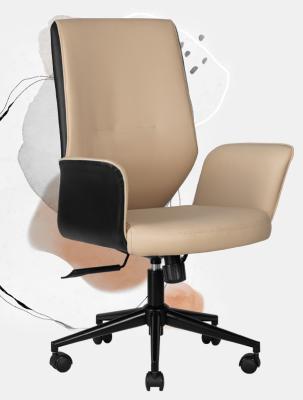 НОВИНКА! Офисное кресло DOBRIN MAXWELL LMR-127B, в сочетании двух цветов: кремовый и черный