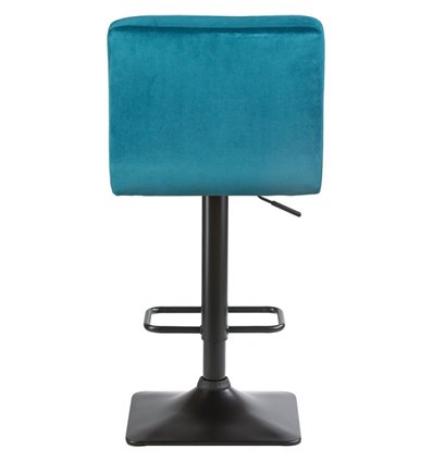 Барный стул на газлифте DOBRIN DOMINIC LM-5018 морской волны велюр (MJ9-99), цвет основания черный